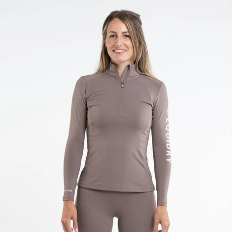 EQUIDRY Women's Water Repellent Base Layer #colour_mocha
