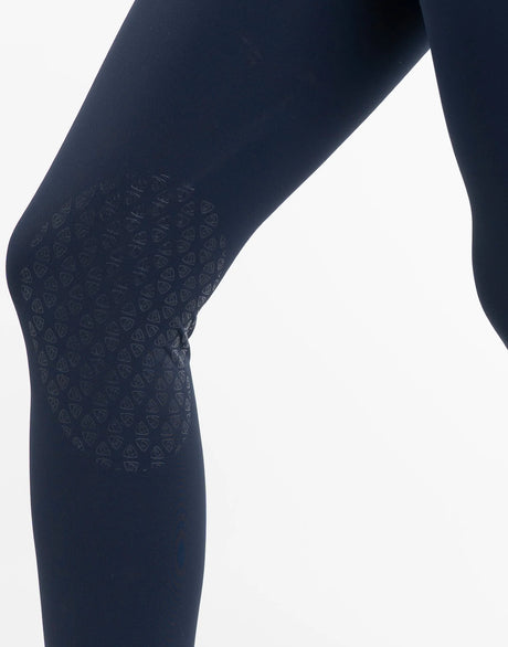 EQUIDRY Women's Water Repellent Leggings #colour_navy-white