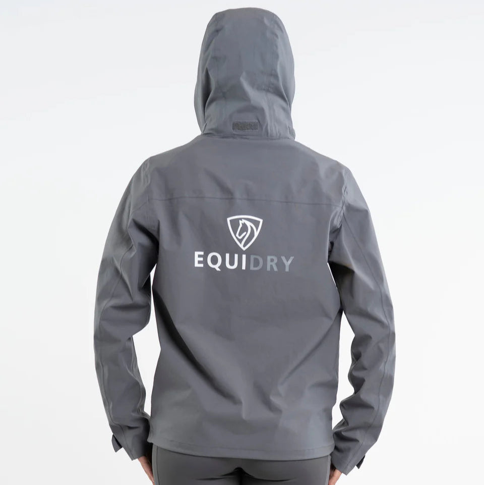 EQUIDRY Women's Nimbus Pack Away Jacket #colour_grey