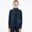 EQUIDRY Children's Water Repellent Base Layer #colour_navy-pale-pink