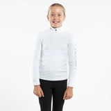 EQUIDRY Children's Water Repellent Base Layer #colour_white-grey