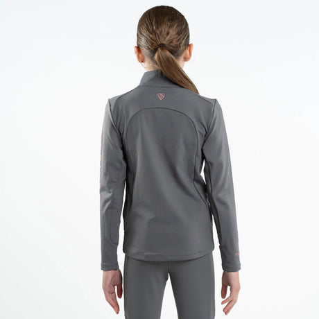 EQUIDRY Children's Water Repellent Base Layer #colour_grey-pale-pink
