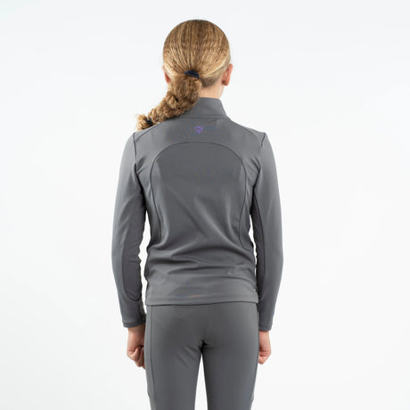 EQUIDRY Children's Water Repellent Base Layer #colour_grey-lilac