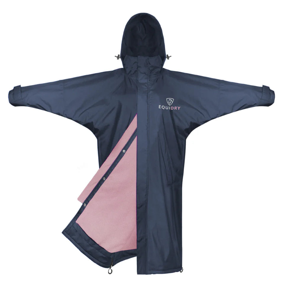 EQUIDRY Women's Mesh Lined Evolution #colour_navy-pale-pink