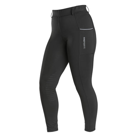 Firefoot Ladies Howden Riding Tights #colour_black-grey