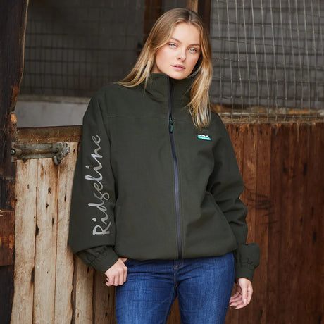 Ridgeline Womens Brumby Yard Jacket #colour_deep-forest
