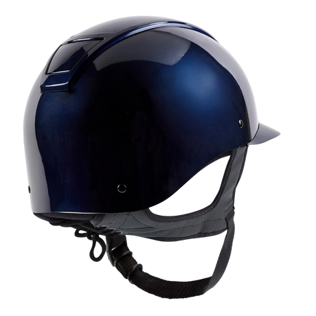Champion Insight Round Standard Peak Riding Hat #colour_metallic-navy