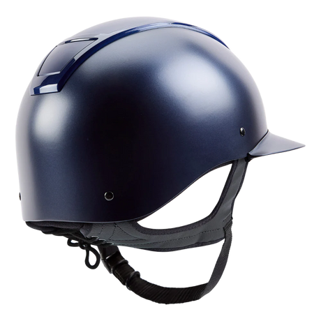 Champion Insight Round Wide Peak Riding Hat #colour_matt-navy