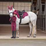 Shires Aubrion Eltar Young Rider Base Layer #colour_black-cherry