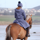 Shires Aubrion Ladies Halcyon Waterproof Coat #colour_blue