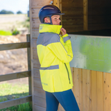 Woof Wear All Season Riding Jacket #colour_hi-viz-yellow