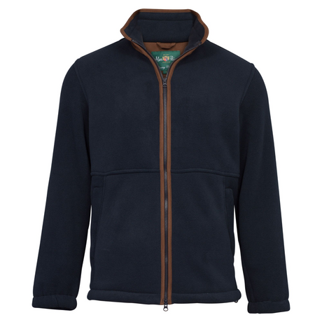 Alan Paine Aylsham Men's Fleece Jacket #colour_dark-navy