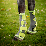 Horseware Flyboot #colour_silver-lime