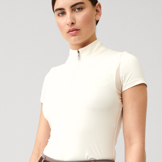 PS of Sweden Everly Short Sleeve Shirt #colour_off-white