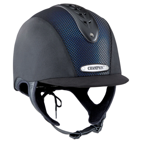 Champion Revolve X-Air Nova Peaked Helmet #colour_black-blue
