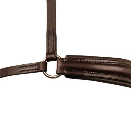 Stubben Leitrim Hanoverian Noseband with Slide/Lock Snaffle Bridle #colour_ebony-ebony