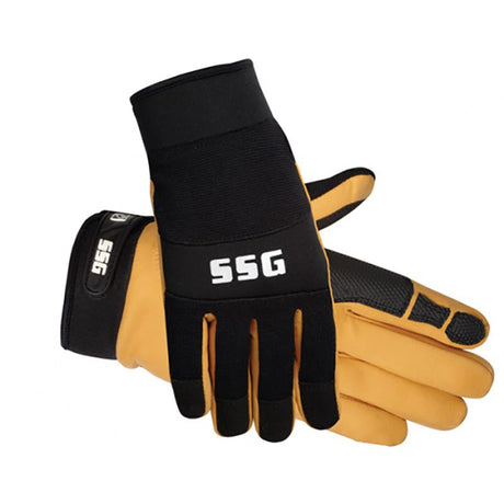 SSG Work & Lunge Style 1500 Gloves #colour_black-tan