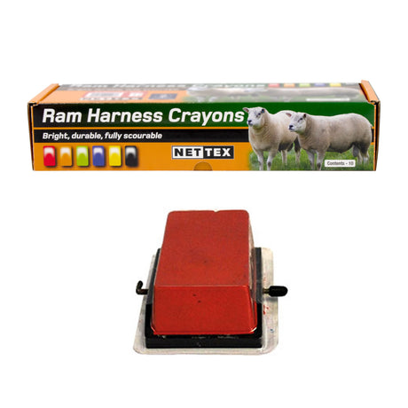 Nettex Agri All Weather Crayons #colour_red