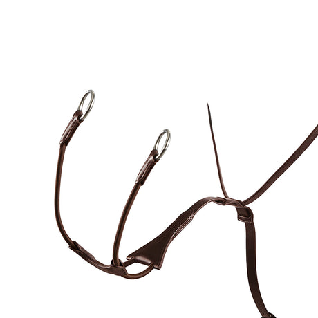 Equestro Tanned Leather Collier Martingale #colour_brown