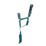 Hy Sport Active Head Collar & Lead Rope #colour_alpine-green