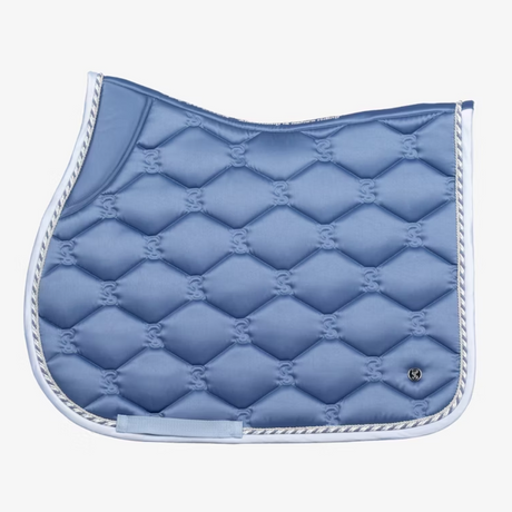 PS of Sweden Dove Blue Signature Jump Saddle Pad #colour_dove-blue