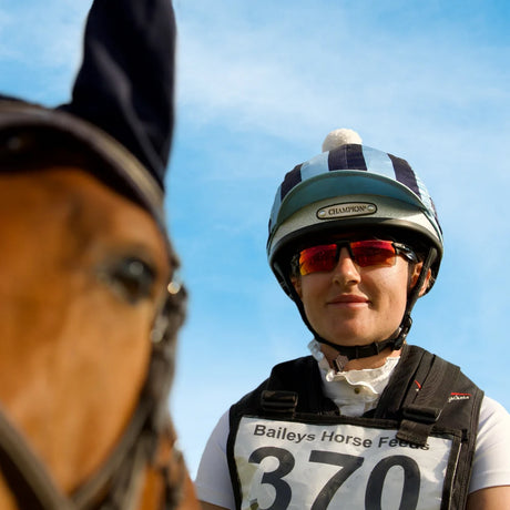 Champion Oval Pro-Lite 2 Jockey Helmet #colour_platinum