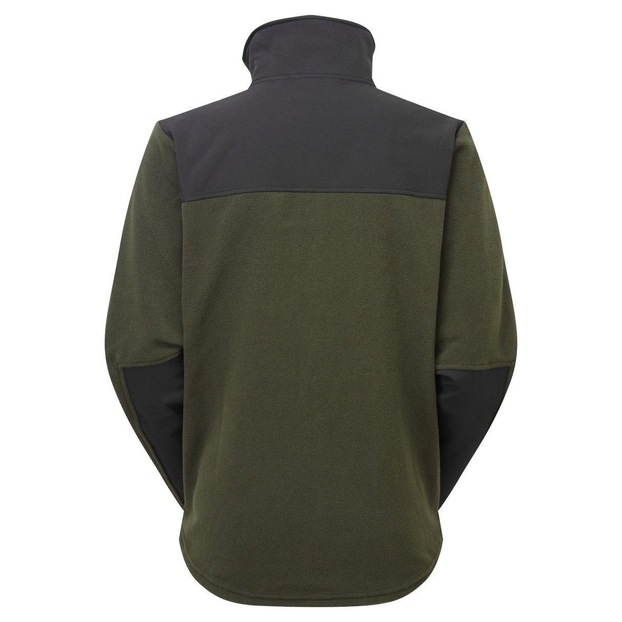 Ridgeline Men's Hybrid Fleece #colour_olive/black