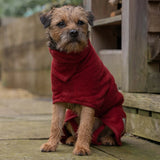 Ruff & Tumble Classic Dog Drying Coat #colour_rosehip