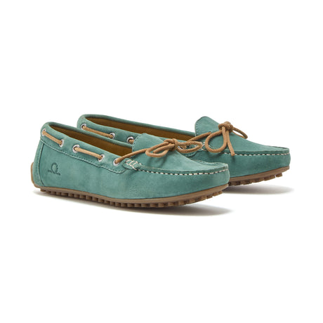 Chatham Lustleigh Driving Moccasin #colour_teal