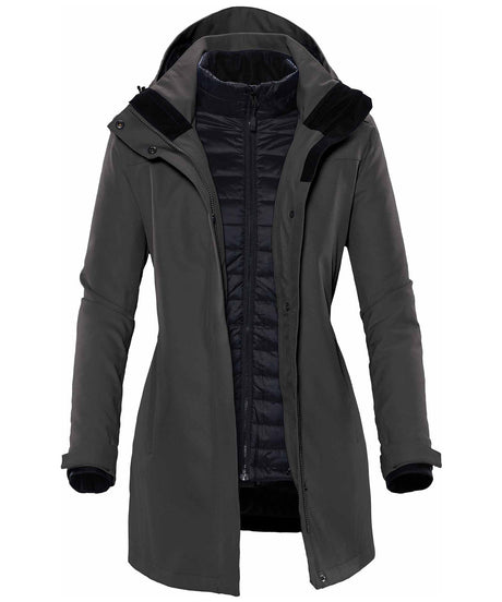 Stormtech Women's Avalante System Jacket #colour_charcoal-twill