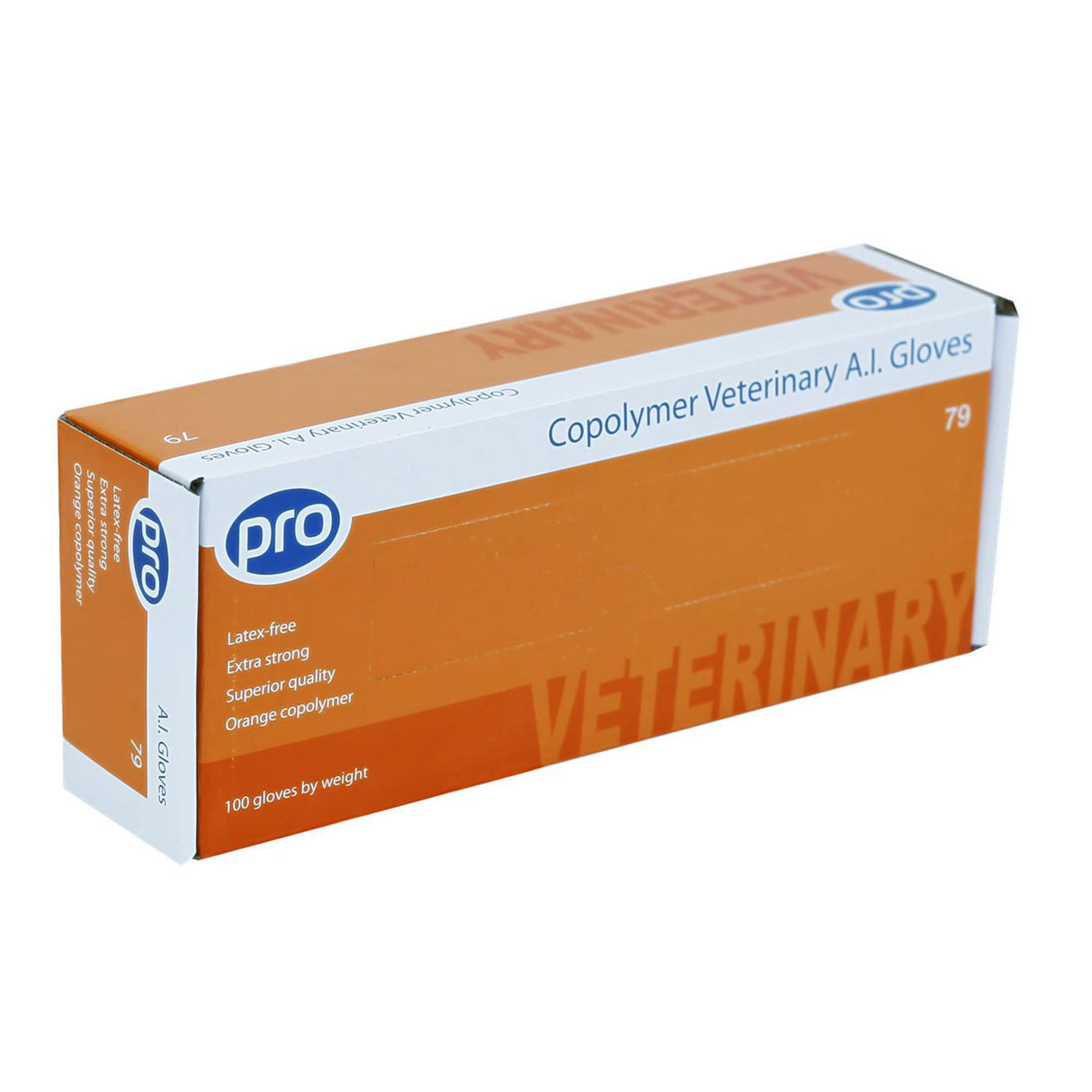 Copolymer Veterinary Ai Gloves #colour_orange