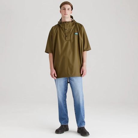 Ridgeline Unisex Poncho #colour_teak