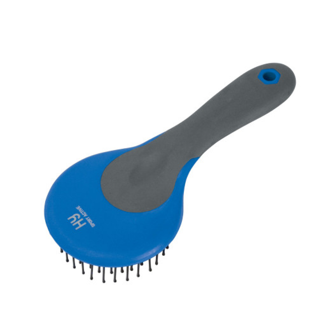 Hy Sport Active Mane & Tail Brush #colour_jewel-blue