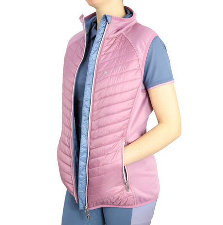 Hy Equestrian Synergy Elevate Sync Lightweight Gilet #colour_riviera-grape