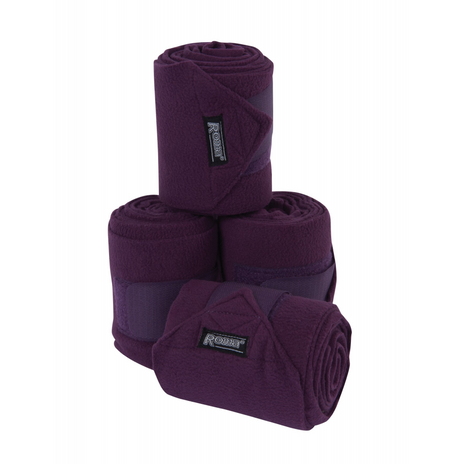 Roma Thick Polo Bandages Pack of 4 #colour_purple