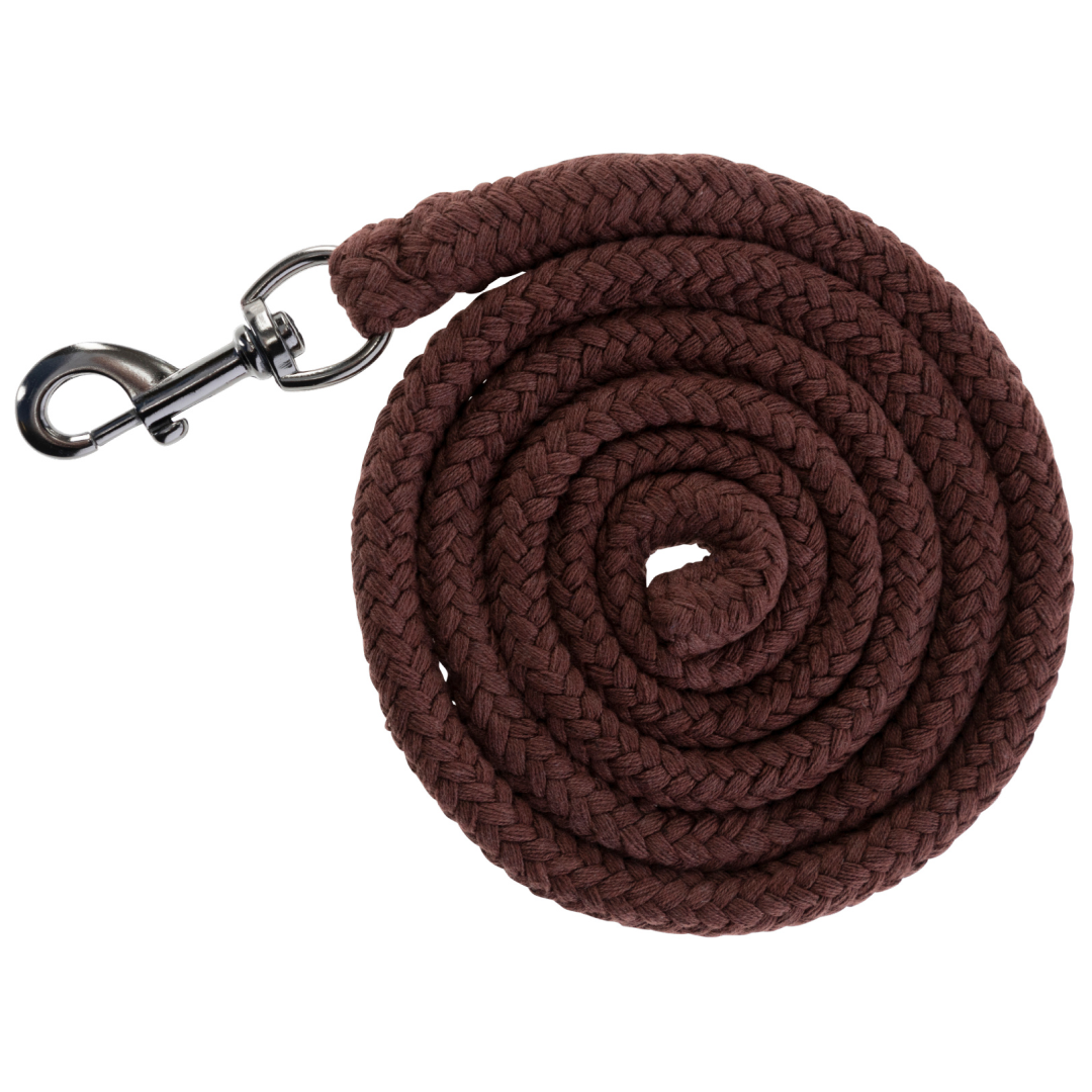 Covalliero Snap Hook Lead Rope #oak-brown