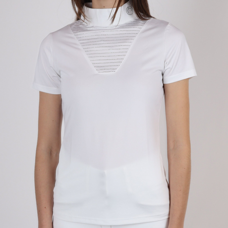 Montar Clare Crystal Competition Shirt #colour_white