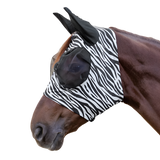 Waldhausen Puck Zebra Fly Mask #colour_black-white