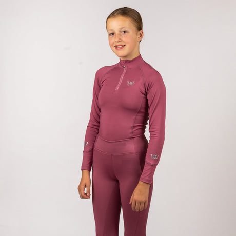 Woof Wear Young Rider Tech Shirt #colour_rose
