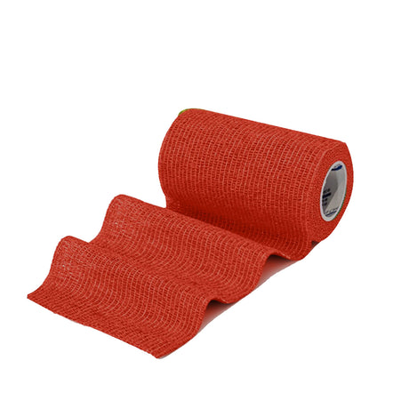 Equimed 10cm Vetwrap Single #colour_blood-red