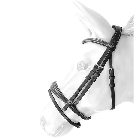 Whitaker Venice Bridle With Reins #colour_black