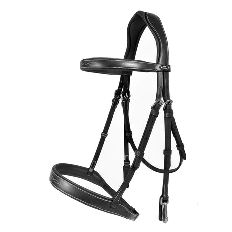 Whitaker Madrid Snaffle Bridle #colour_black