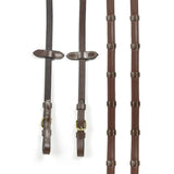 Whitaker Buckle 9-Loop Reins #colour_havana