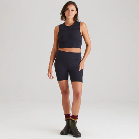Ridgeline Womens Infinity Shorts #colour_black