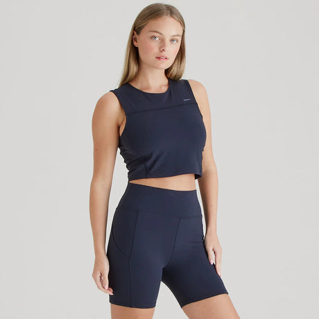 Ridgeline Womens Infinity Shorts #colour_navy
