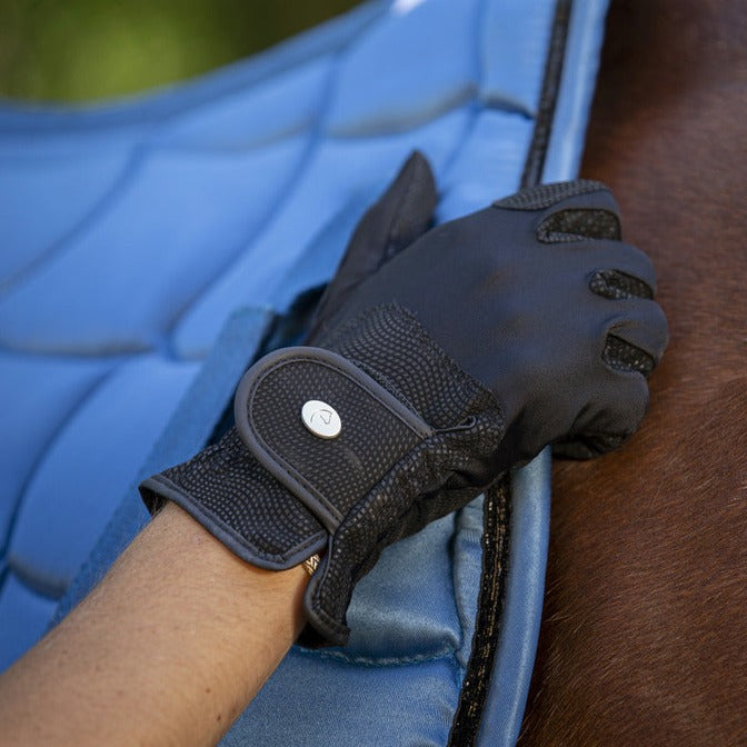 Equitheme Soft Gloves #colour_black