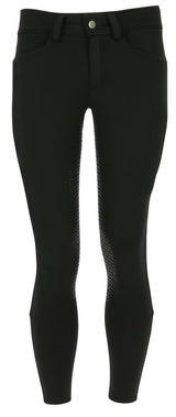 Equitheme Mens Zermatt Softshell Full Silicone Breeches #colour_black