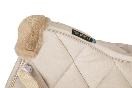 Back On Track Haze Collection Jumping Saddle Pad #colour_cream