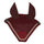 Equitheme Badge Fly Veil #colour_burgundy