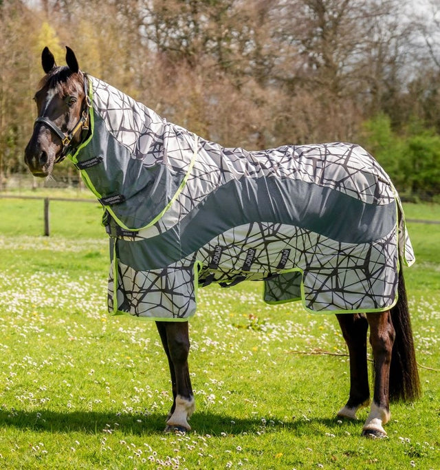 Horseware Ireland Amigo 3-in-1 CamoFly #colour_camofly-print-lime